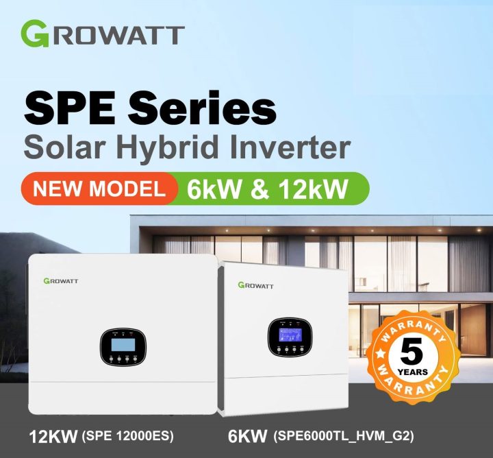 Growatt Hybrid Solar Inverter (SPF 6000 ES Plus)